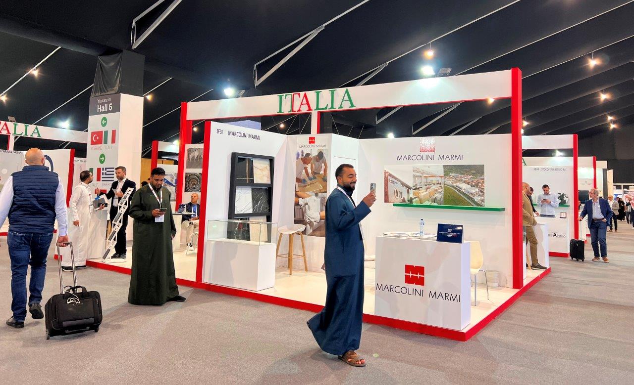 The Italian stone industry showcases at STONE & SURFACE SAUDI ARABIA
