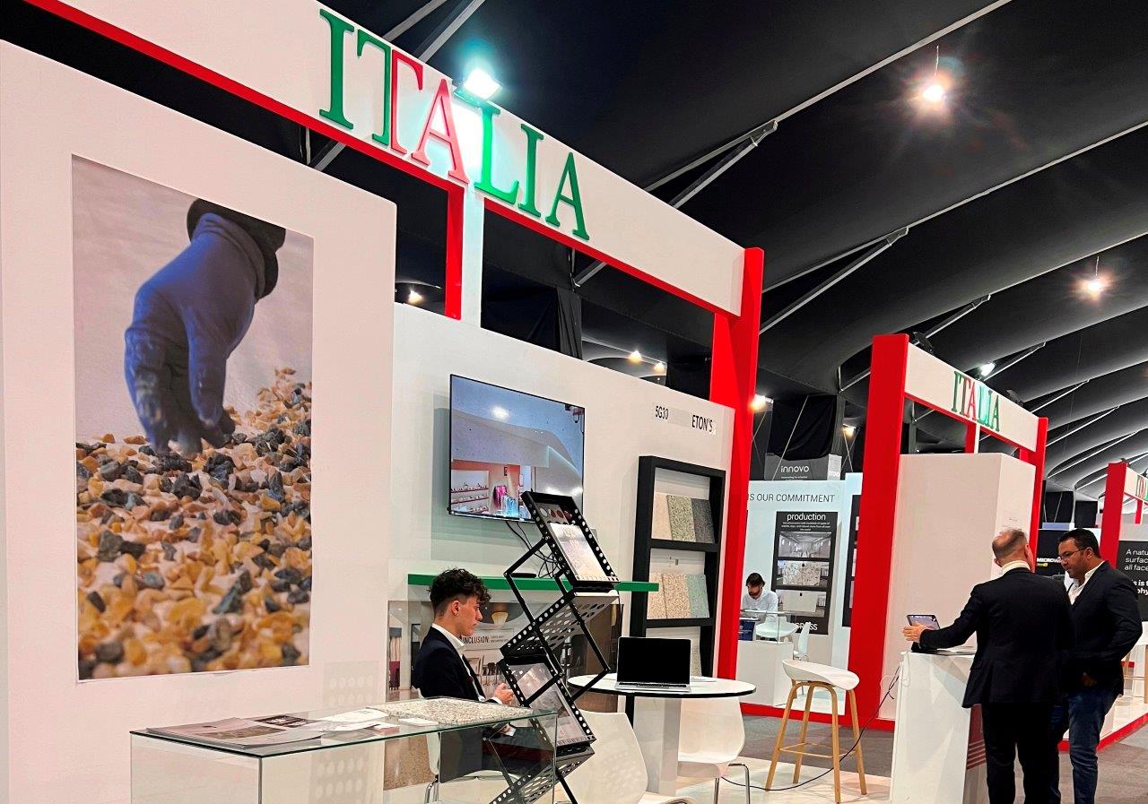 The Italian stone industry showcases at STONE & SURFACE SAUDI ARABIA