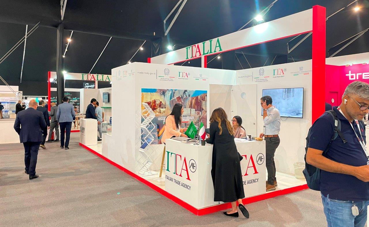 The Italian stone industry showcases at STONE & SURFACE SAUDI ARABIA